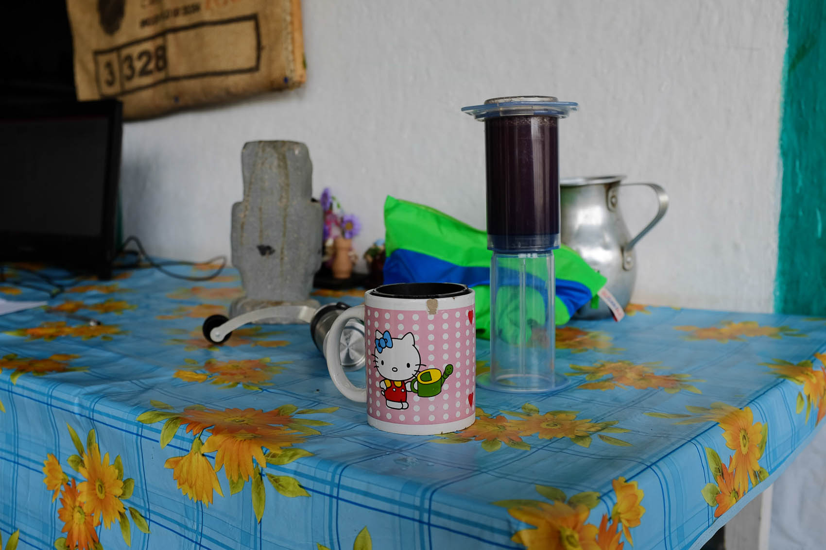 Natuurlijk moest hier ook de Aeropress tevoorschijn komen..