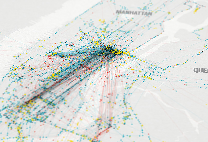 A subjective map of New York