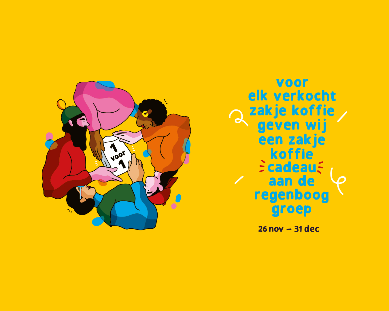 Doe mee en geef koffie cadeau! 